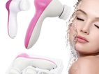 5 in 1 Face Massager With Cleaner 4-Pads