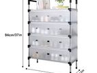 5 Layer Shoe Rack Lightweight Dust Proof Shoes
