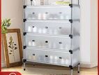 5 Layer Shoe Rack Lightweight Dust Shoes Storage Shelf