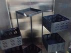 5 LAYER STORAGE RACK -SQUARE SHAPE (28*28*94 CM)