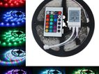 5 METRE LED STRIP LIGHT RGB 5050 WITH REMORT & POWER ADAPTOR KIT