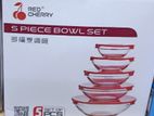 5 Pcs Glass Bowl Set