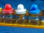 5 pcs Pantry Decorative Spice Container Set