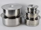 5 Pcs Stock Pot Set (14cm-30cm)