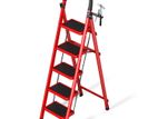 5 Step Foldable Ladder,Home Ladder with Wide Anti-Slip Pedal Portable