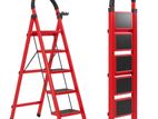 5 Step Ladder, Folding Stool with Wide Anti-Slip Pedal