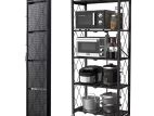 5 Tier Foldable Storage Rack - Black