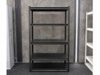 5 Tier Heavy-Duty Adjustable Rack ( Black Colour )