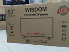 50" WISDOM Smart 4k Android 14 UHD LED FRAMELESS TV