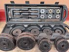 50KG Cast Dumbbell and Barbell set