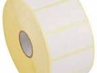 50mm x 25mm Direct Thermal ස්ටිකර් රෝල් Label Rolls 1up 1000 pcs