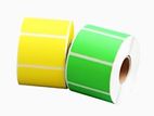 50mm x 25mm T/T 1UPS 2000 PCS - Yellow