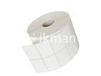 50mm x 25mm T/T 2ups 4000 Pcs Barcode Roll