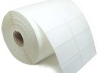 50mm x 25mm T/T 2ups 5000 Pcs Barcode Label Roll