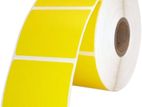 50mm x 25mm-Thermal Transfer 1ups 2000 Pcs Lable Roll - Yellow