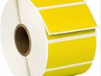 50mm x 25mm -Thermal Transfer 1ups (2000) Pcs Lable Roll - Yellow