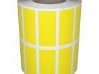 50MM X 25MM Thermal Transfer Label Roll 1ups (Yellow)