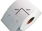 50x50mm Thamel Transfer 2000 pcs Sticker Roll