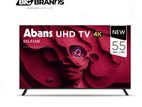 55" Abans 4K Smart Android UHD LED Frameless TV