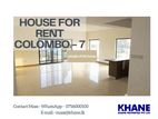 5BR House for Rent in Colombo 7