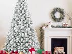 5ft Premium Snow Flocked Artificial Christmas Tree With Metal Stand