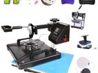 5in1 Heat Transfer machine for t-shirt , mug ,plate ,cap printing