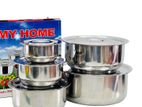 5Pcs Stock Pot Stainless Steel