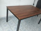 5x3Ft Melamine Table with Steel Frame
