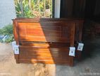 6-4ft Teak Box Double Bed