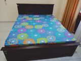 6 5 Box Bed with Mattress (queen size) (E-6)
