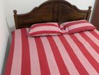 6 * 5 Teak Bed with Mattress