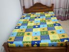 6 by 3 arch bed with mattress (72-36) (E-1)