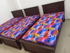 6 by 3 box bed with mattress (E-24)
