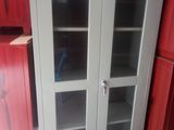 6 by 3 steel glass office cupboard (M-11)