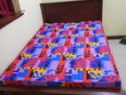 6 by 4 box bed with mattress (E-26)