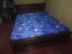 6 by 4 box bed with mattress (EE-3)
