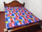 6 by 4 (double ) arch bed with mattress (E-3)