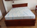 6 by 5 box bed with arpico spring mattress (E-28)
