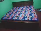 6 by box bed with mattress (E-29)