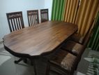 6 Chair Teak Dining Table