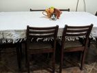 Teak Wood Dining Table with Chairs