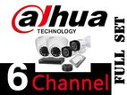 6 Channel Cctv Full Installation