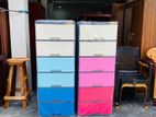 6 Drawer Large plastic cupboards