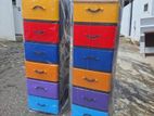 6 Drawer Plastic Cupboard Sets