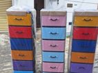 6 Drawer Plastic Cupboard Sets