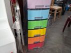 6 Drawer plastic cupboards