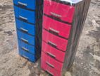 6 Drawer Plastic Cupboards Set