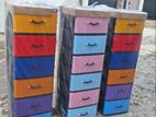 6 Drawer Plastic Cupboards Sets