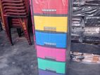 6 Drawer Plastic Cupboards Sets