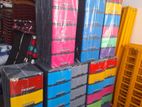 6 Drawer Plastic Cupboards Sets